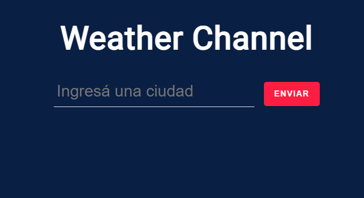 Link para ver el clima
